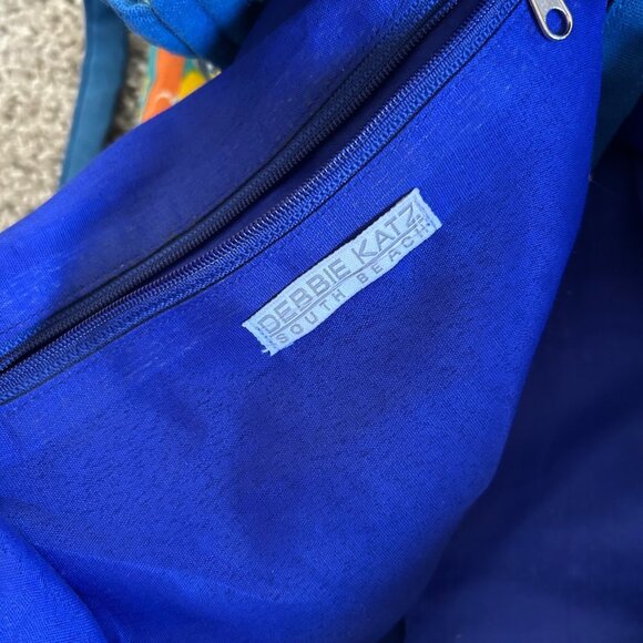 Debbie Katz Boho Floral Tote Bag With Tassel Accent By Debbie Katz - Picture 6 of 12